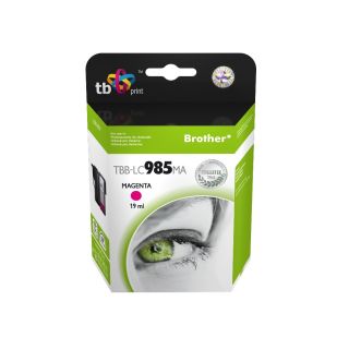 TB Print TBB-LC985MA festékkazetta 1 db Kompatibilis Magenta