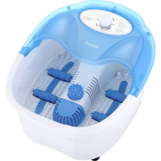 Laretti LR-BC1480, 80 W, 3 féle masszázs, Vibrációs, Fehér-Kék, Elektromos lábmasszírozó