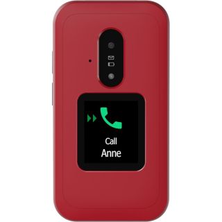 Doro Leva E30, 7,11 cm (2.8"), 4G LTE, SIngleSIM, Bluetooth, 64/128 MB, Senior, Vörös, Mobiltelefon