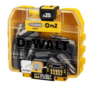DEWALT Bitkészlet, 25mm, 25db, PH2, ütvecsavarozóhoz