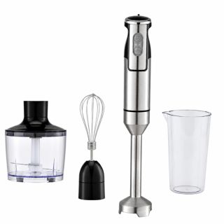 Oliver Voltz OV51112JSC, 1500 W, 700 ml, 2 fokozat, Rozsdamentes acél, Inox, Botmixer készlet