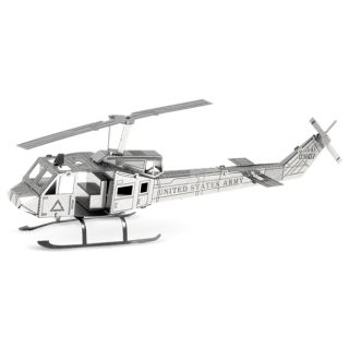 Metal Earth UH-1 Huey helikopter 3D fém modellépítő készlet