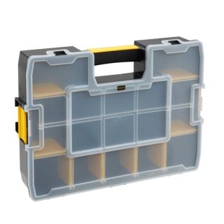 Stanley CUBIX 1-94-745 szerszámosláda Apró alkatrészes doboz Fekete, Átlátszó, Sárga
