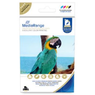 MediaRange MRINK115 fotópapír Fehér Fényes