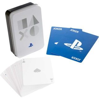 Paladone PP7930PS, Playstation 5, Official, 54 db, Kék-Fehér, Játék Kártya