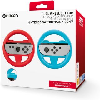 Nacon Dual Wheel Set, Nintendo Switch 2, Joy-Con 2, Kormány markolat