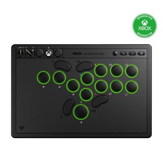 8BitDo Arcade Stick All-Button, Xbox Series X|S, Xbox One, PC, Official, Fekete, Vezeték nélküli vezérlő