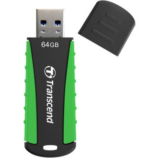 Transcend Jetflash 810 64GB, USB 3.1 Gen 1 fekete-zöld pendrive