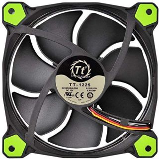 Thermaltake Riing 12 LED zöld rendszerhűtő ventilátor