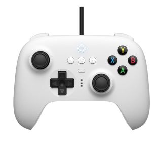 8Bitdo Ultimate Wired, PC, Mobil, Raspberry Pi, Steam, Fehér, Vezetékes kontroller