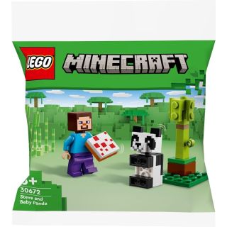 LEGO® (30672) Minecraft - Steve és Pandabébi