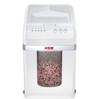HSM Autofeed X300 iratmegsemmisítő Részecskevágás 52 dB 23 cm Ezüst, Fehér