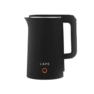 LaFe DoubleW, 1,8 L, 1800 W, Dupla fal, Cool touch, Vízszürő, Műanyag/Acél, Fekete, Elektromos vízforraló (Értékcsökkent)