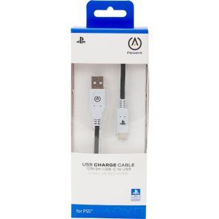 PowerA Charge, PlayStation 5, DualSense, USB Type C, 3 m, Adat és töltő kábel