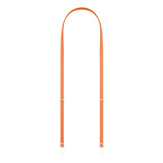 Apple Crossbody Strap, 108/208 cm, Újrahasznosított PET-fonal, Narancssárga, Mobiltelefon-nyakpánt