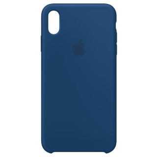 Apple iPhone XS Max Silicone Cover - blue