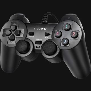 Marvo GT-006, PC (Windows), USB, Fekete, Vezetékes kontroller