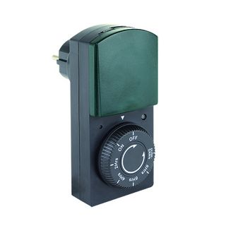 REV 25720502 Fekete, Zöld Napi időzítő