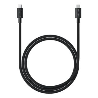 Satechi ST-YTB5100K Thunderbolt 5 Pro fonott 1 m (PD240 W,80 Gbit/s adatátvitel,8K videó) asztrofekete Thunderbolt kábel