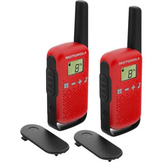 Motorola TALKABOUT T42 kétirányú rádió/adóvevő 16 csatorna Fekete, Vörös
