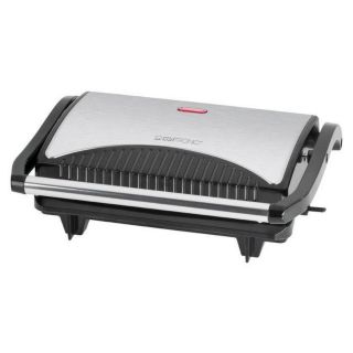 Clatronic MG 3519 700 W, tapadásmentes fekete-ezüst mini kontaktgrill