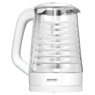 MPM MCZ-124 1850-2200 W, 1.7 l, cserélhető szűrő Fehér-Átlátszó vízforraló