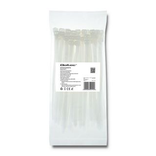 Qoltec 52215 Létrás kötegelő Nejlon Fehér 50 db