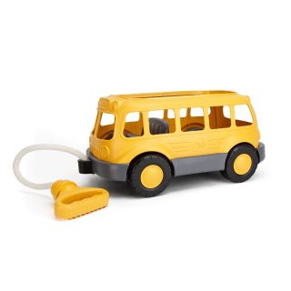 Green Toys Pull Along School Bus Wagon húzogatós, tologatós játék