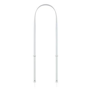 Apple Crossbody Strap, 108/208 cm, Újrahasznosított PET-fonal, Világosszürke, Mobiltelefon-nyakpánt