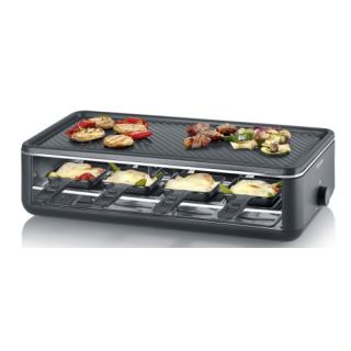 Severin RG 2365 raclette grill sütő 8 személyes 1300 W Fekete