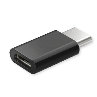 Savio AK-31/B micro USB - USB TYPE C átalakító fekete