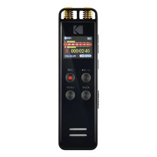 Kodak VRC550 diktafon Belső memória és flash kártya Fekete