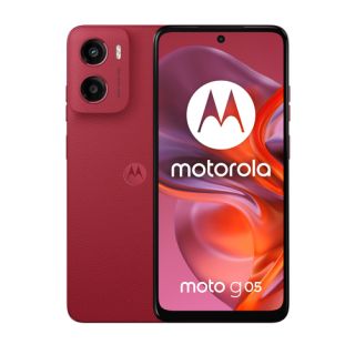Motorola Moto G05, 16,9 cm (6.67"), 4G LTE, DualSIM, 4/64 GB, Vörös, Okostelefon