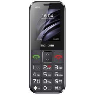 MaxCom MM730 mobiltelefon 5,59 cm (2.2") Fekete Telefon időseknek
