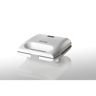 Gorenje SM701GCW, 700 W, Tapadásmentes, 20 X 10 cm grillezési felület, Fehér, Mini grillsütő