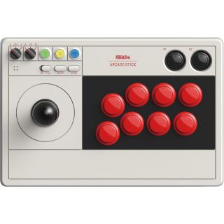 8BitDo Arcade Stick, Nintendo Switch, PC, Steam Deck, RF + Bluetooth, Vezeték nélküli, Arcade vezérlő