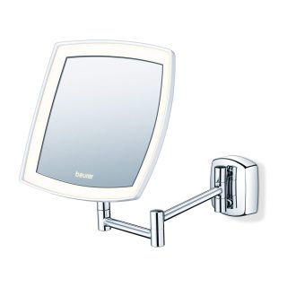 Beurer BS 89 16 x 16 cm, 36 LED, 5 x nagyítás Ezüst-Fehér kozmetikai tükör