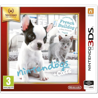 Nintendogs + Cats - French Bulldog & new Friends, Nintendo 3DS, Konzol játékszoftver