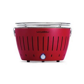 LotusGrill G34 U RD grillsütő Barbecue sütő Vízforraló Faszén (fűtőanyag) Vörös
