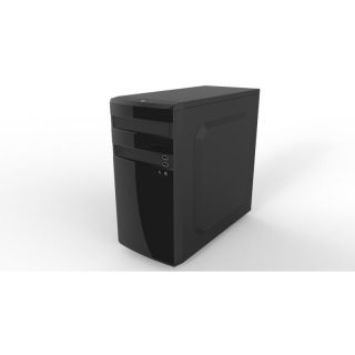 AIO Bohemian II, MicroATX, 2x80mm / 1x120mm ventilátor, 2xUSB 2.0, Fekete számítógép ház