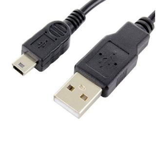 Forever T_0011208 1 M USB A Mini-USB A Fekete USB kábel