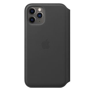 Apple iPhone 11 Pro Leather Case - Folio Black