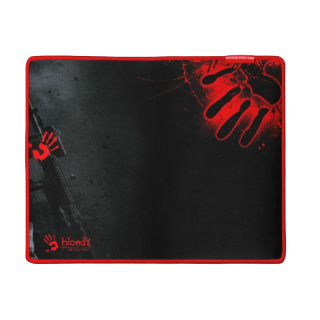 A4TECH Bloody B-081S, Gamer, 350x280x2 mm, Szövet, Csúszásmentes, Fekete-Piros, Egérpad
