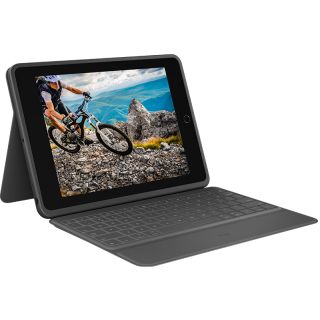 TPK Logitech Folio Touch - iPad 7-8-9 - Német - Fekete