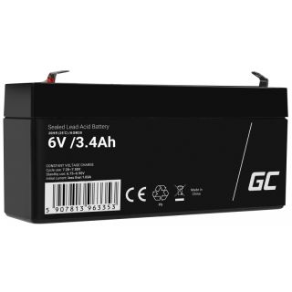 Green Cell AGM38 UPS akkumulátor Zárt savas ólom (VRLA) 6 V 3,4 Ah