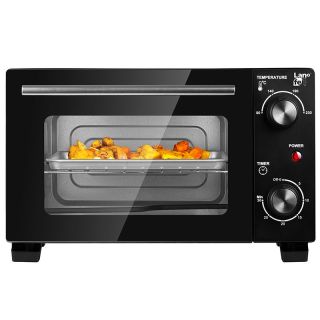 LaFe PIW-001, 800W, 10 L, 90-230 C, Dupla falú, Cool-touch, Fekete, Elektromos Mini sütő (Értékcsökkent)
