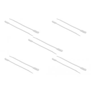 DeLOCK 18957 Párhuzamos nyílású kötegelő Poliamid Fehér 10 db