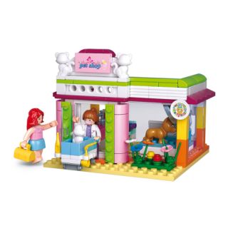 Sluban Girls Dream Holidays állatorvosi klinika építőszett 195 db M38-B0602
