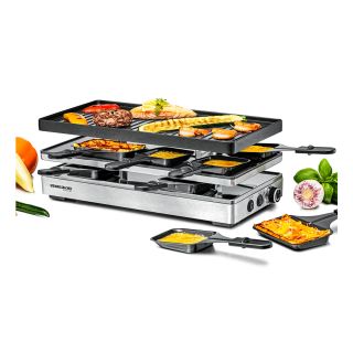 Rommelsbacher RCP 1800 raclette grill sütő 1800 W Rozsdamentes acél