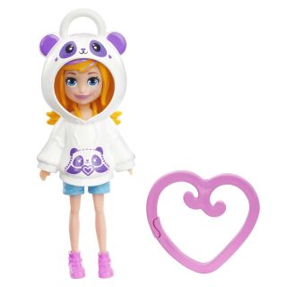 Mattel Polly Pocket: Hoodie Buddy - Panda Doll (HKW00)